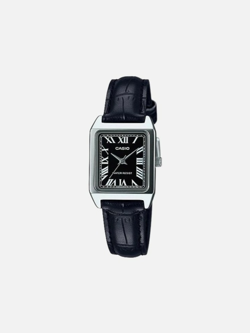 Casio LTP-V007L-1B Analog Black Leather Watch