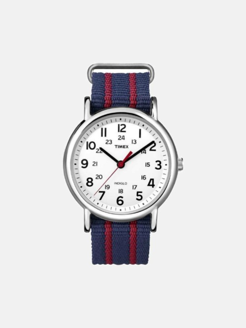 Timex Men's T2N747 Weekender Slip Through Strap Watch