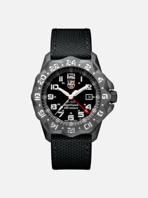 LUM 6420 F-117 IPB BLACK DIAL STRAP