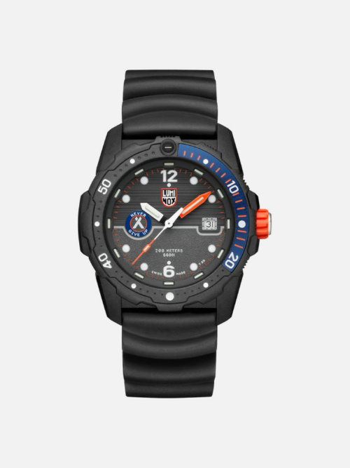 LUM BEAR GRYLLS 42MM BLACK W BLUE DIAL BLACK STRAP