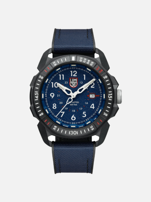 LUM 1000 SERIES 46MM BLUE WHITE DIAL WITH NAVY BLUE STRAP